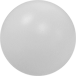 Blank white colored ping pong ball.